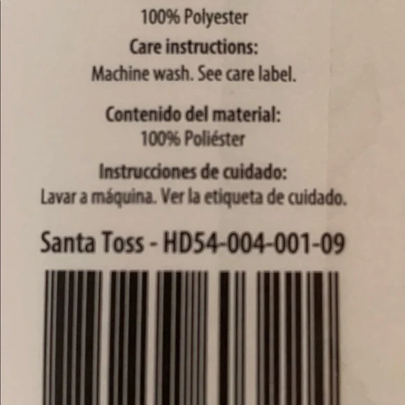 New Christmas Throw , 50” by 60” - Picture 3 of 3